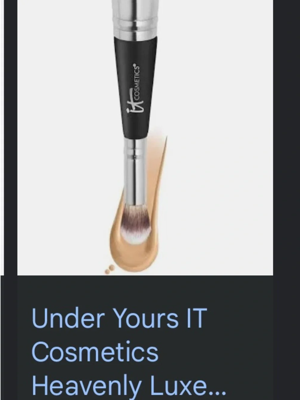 Double-Ended Powder & Detail Brush - Neutral Bristles